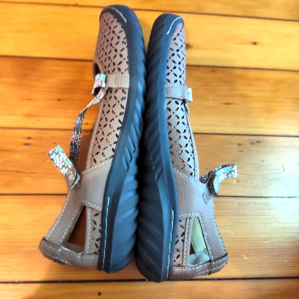 Jbu Mary Janes With Memory Foam In Light Brown - image 4
